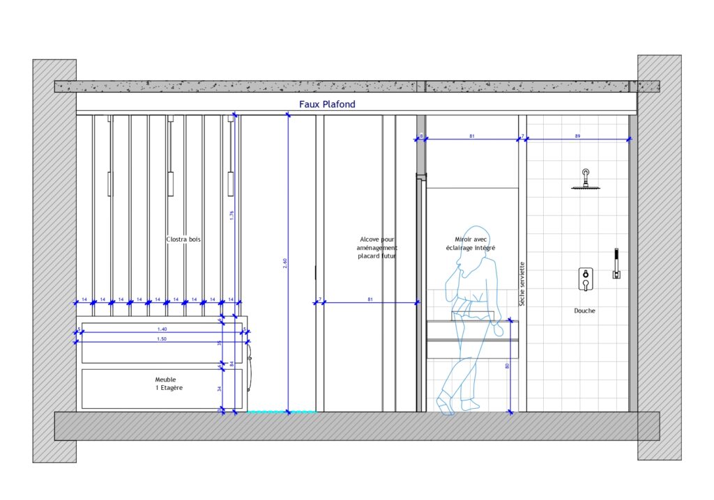 architecte antibes rehabilitation appartement plan